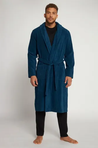 JP1880 Bademantel Homewear mit Schalkragen - Klassischer Bademantel aus weichem Frottee in Langform bis 8XL. Optimaler Komfort mit Gürtel, Schalkragen und zwei Taschen für große Größen.