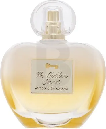 Banderas Her Golden Secret Eau de Toilette 80 ml - Damendüfte mit blumigem und orientalischem Duft, der Zartheit und Stärke vereint – perfekt für temperamentvolle Frauen, die ihren individuellen Charme unterstreichen möchten.