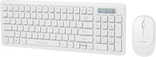 BLOW KM-5 Kabellose Tastatur und Maus Set in Weiß