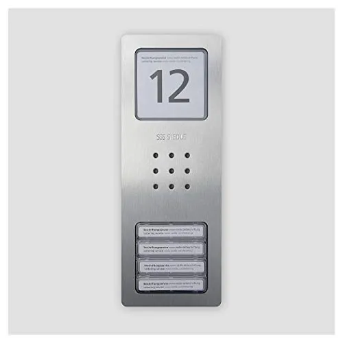 Siedle&Söhne Gehäuse-Oberteil CA 812-4/CA 850-4 E Silber von Siedle