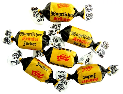 Bayrischer Kräuterzucker gewickelt 500 g Beutel Edel-Bonbon 1 Kg/17,80 € g1