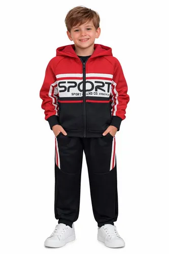 Fashion Boy Trainingsanzug JF176a – Warmer Sport- & Freizeitanzug für Kinder - Stylischer und bequemer Trainingsanzug für aktive Kinder! Mit praktischer Kapuze und elastischen Bündchen sorgt er für optimalen Sitz und Bewegungsfreiheit – ideal für Sport, Schule oder Freizeit.