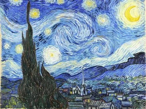 Starry Night Jigsaw Puzzle - Gesellschaftsspiel: Erleben Sie stundenlangen Puzzle-Spaß mit diesem 1000-teiligen Meisterwerk von Van Gogh! Hochauflösende Bilder und eine langlebige, strukturierte Oberfläche sorgen für ein einzigartiges Puzzlerlebnis.