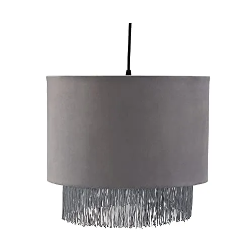 Produktbild Pauleen 48211 Noble Reverie Pendelleuchte max. 20 Watt Grau, Schwarz Samt, Metall E27