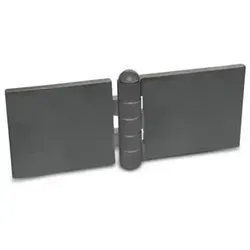 1366-ST-60-50-A-BL Scharniere, Stahlprofil, zum Anschweißen in schwarz von Ganter Norm