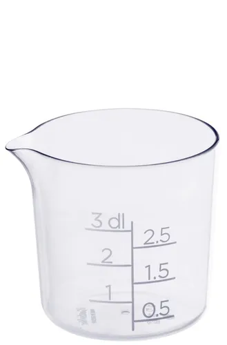 GastroMax Messbecher, 0,5 Liter, transparent