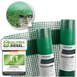 Kaiser plastic Gitterfolie in grün von KAISER PLASTIC