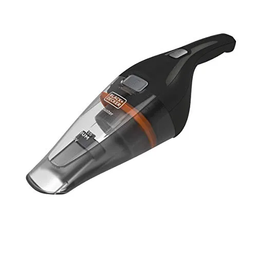 Black + Decker NVC115BJL Akku-Handstaubsauger - Kabelloser, beutelloser Handstaubsauger, kompakt und tragbar – ideal für schnelle Reinigungen unterwegs oder im Haushalt.