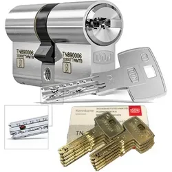 DOM iX Twido 333iX7TWMTB Modular-Doppelzylinder - Modularer Doppelzylinder für individuelle Längenanpassung, bietet hohen Sicherheitsstandard mit Technischem Kopierschutz und Pickingschutz, ideal für Türen.