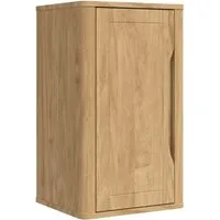 vidaXL Badezimmer-Wandschrank FLORO Wachsbraun 35 x 30 x 60 cm - Moderner Badwandschrank aus robustem Kiefernholz mit gewachster Oberfläche. Bietet flexiblen Stauraum durch verstellbare Regale und sorgt für eine elegante, platzsparende Lösung in jedem Badezimmer.
