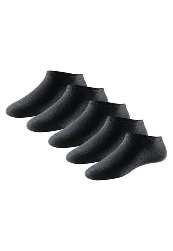 Schiesser Herren Sneakersocken Stay Fresh - 5er Pack Schwarz, 43-46 EU - Knöchelsocken für Herren - 5er Pack Stay Fresh Socken, atmungsaktiv und ideal für Sport und Freizeit, sorgen für hohen Tragekomfort und angenehme Frische den ganzen Tag.
