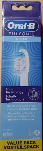 BRAUN ORAL-B Pulsonic CLEAN Aufsteckbürsten SR32C-4 für Elektrozahnbürsten 4