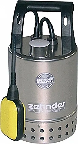 ZEHNDER Schmutzwassertauchpumpe Edelstahl 11-4'' IG- 230 V- Fördermenge 9- 5 mn-h Korngröße 10mm E-ZW 65A