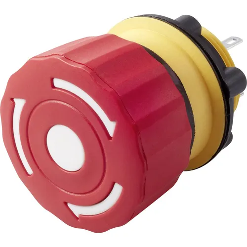 TRU COMPONENTS TC-LAS1-A22Y-01TSB Not-Aus-Schalter  250 V/AC 3 A 1 Öffner IP6...