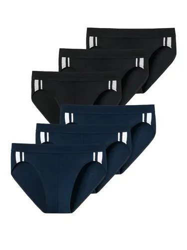 Schiesser Rioslip 95/5 Stretch (6-St) brazilslip unterhose unterwäsche