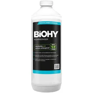 BiOHY Rohrreiniger 009-001, 100% vegan, Bio-Konzentrat, 1 Liter