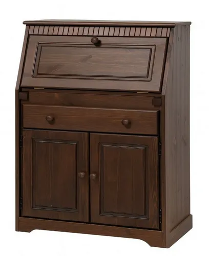 Clever-Moebel Sekretär aus Kiefernholz im Landhausstil in braun von Clever-Moebel