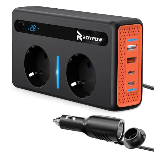 RoyPow DC to AC Wechselrichter 200W