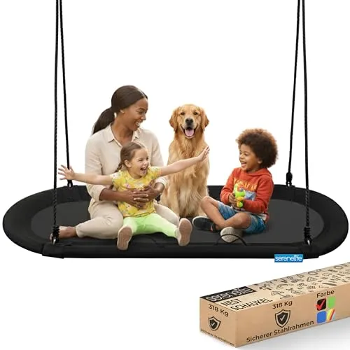 SereneLife Netschaukel Outdoor Oval