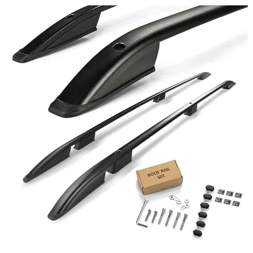 CHROMEMASTER | Dachreling Dachträger Kompatibel mit Peugeot Traveller L3 LANG 2016+; Zur Befestigung der Dachgepäckträger, Dachkörben, Dachboxen oder Dachfahrradträger | Robuste Konstruktion aus Alu