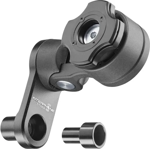 Interphone QUIKLOX Modular System - Motorrad Handyhalter - Motorrad-Halterungen für elektronische Geräte, flexible 360° horizontale und 90° vertikale Einstellung für optimale Sichtbarkeit und Nutzung am Lenker.