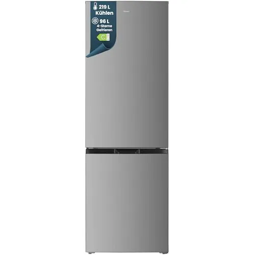 homeX Kühl-Gefrierkombination mit 315 Litern, leise & energieeffizient