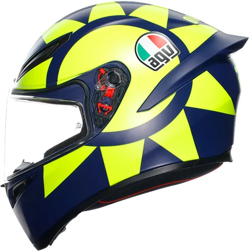 AGV K-1 S Soleluna 2018 Helm, blau-gelb, Größe M von AGV