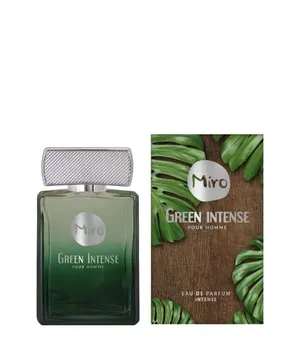 Miro Green Intense Eau de Parfum 75 ml - Entdecken Sie das Miro Green Intense Eau de Parfum mit einzigartiger Duftkomposition aus spritziger Zitrone, blumigen Akzenten und holzigen Noten. Ideal für jeden Anlass und sorgt für einen unvergesslichen Eindruck.