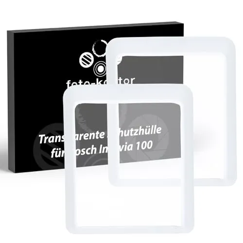 foto-kontor 2X Schutzhülle kompatibel mit Bosch Intuvia 100 (BHU3200) E-Bike Fahrrad Display TPU Hülle Cover Displayschutz Case Schutz gegen Wasser und Schmutz transparent durchsichtig