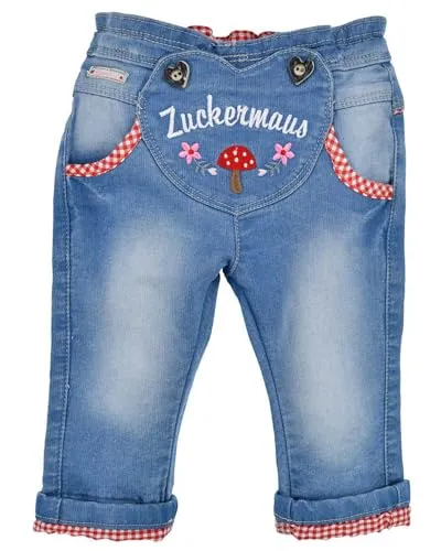Bondi Baby Mädchen Jeans Zuckermaus 86854 | Blue Denim 116