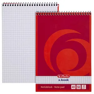 herlitz Collegeblock x.book kariert DIN A5 ohne Rand, 1 St.