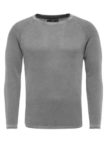 KEY LARGO Herren MST Thomas Pullover - Kuscheliger Komfort in Grey (1103), 3XL - Pullover für Herren aus 100% Baumwolle, bietet hervorragenden Tragekomfort und vielseitige Kombinationsmöglichkeiten für jeden Look.