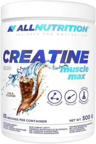 ALL NUTRITION Allnutrition Creatine Monohydrat Muscle Max 500g Pulver Pulver, Mikronisiertes Kreatin-Monohydrat