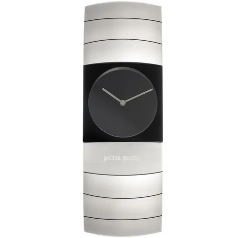 Jacob Jensen Titanuhr ARC 580 Damen Armbanduhr - Elegante Armbanduhr aus Titan mit flacher Bauweise und Saphirglas. Wasserdicht bis 3 Bar und mit hochwertigem Swiss-Made Werk für präzise Zeitmessung.