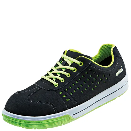 Atlas Halbschuh A 240 ESD S1, Weite 10 Größe 46 - S1-Sicherheitsschuhe mit atmungsaktivem SportLine-Obermaterial, wasserabweisend und ideal für den Alltag und die Arbeit. Leichte, flexible Sneaker mit optimalem Schutz und modischem Design.