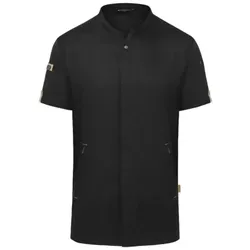 Karlowsky Kurzarm Kochjacke Green-Generation - Berufsbekleidung Gastronomie: Nachhaltige Kochjacke aus 72% recyceltem Polyester, atmungsaktiv und feuchtigkeitsregulierend, ideal für stilbewusste Köche.