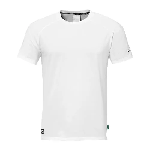 uhlsport ID T-Shirt - Atmungsaktives Fitness-Shirt für Kinder und Erwachsene - T-Shirts für Herren, Unisex-Schnitt aus 97% Bio-Baumwolle, atmungsaktiv und bequem mit optimaler Passform für maximalen Komfort beim Sport.