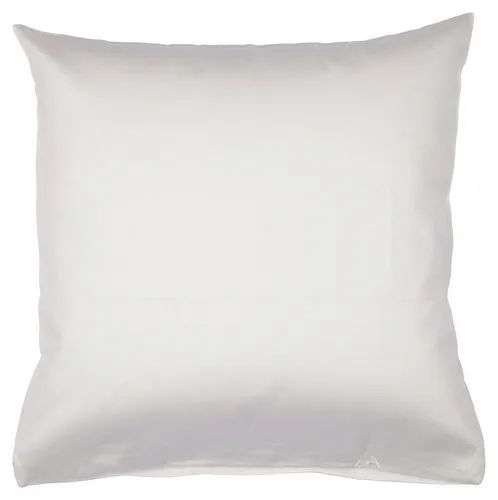 Kissenbezug Mako-Satin-Kissenhülle LENI, Weiß, B 80 cm