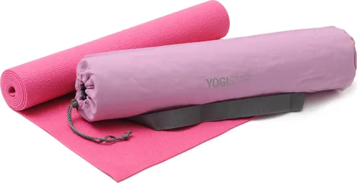 Yoga-Set Starter Edition mit Yogamatte und Yogatasche - Das Yoga-Set Starter Edition bietet eine rutschfeste Yogamatte und eine praktische Baumwolltasche. Ideal für Einsteiger, um sicher zu üben und die Matte komfortabel zu transportieren. Leicht und strapazierfähig für den täglichen Einsatz.
