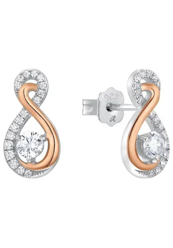 Amor Ohrstecker 925 Sterling Silber mit Zirkonia - Elegante Damen-Ohrstecker aus 925 Sterling Silber, verziert mit funkelnden Zirkonia. Ideal für besondere Anlässe, kommen in einer stilvollen Geschenkbox.