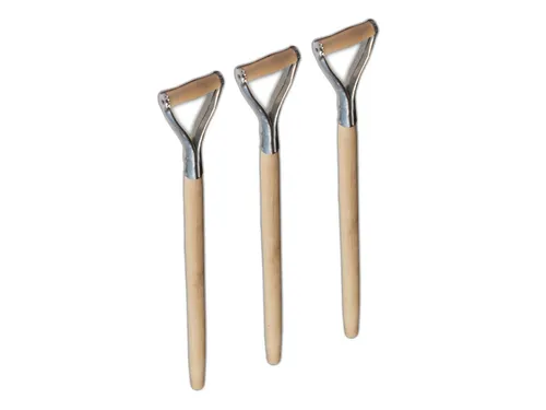 Schaufelstiel Spatenstiel Gabelstiel Gartenstiel D-Griff Metall 38 mm 95 cm 3 x