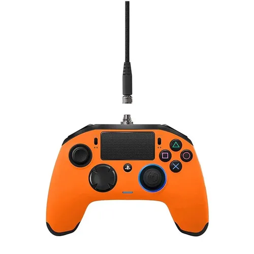 Nacon Revolution Pro PS4 Gaming Controller Orange Wired - Kabelgebundener asymmetrischer Controller für PS4, bietet präzise Steuerung und individuelles Gameplay für Gamer.