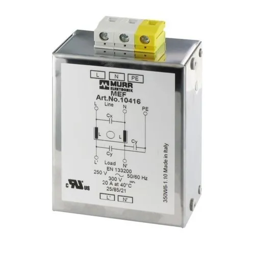Produktbild Murr Elektronik MEF Netzentstörfilter 1-phasig 20A