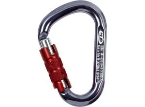 Climbing Technology Snappy TG Trilock Karabiner - One Size, grau - HMS Karabiner aus Leichtmetall, ideal für Sport- und Alpinklettern, bietet maximale Sicherheit durch Trilock-Verschluss.