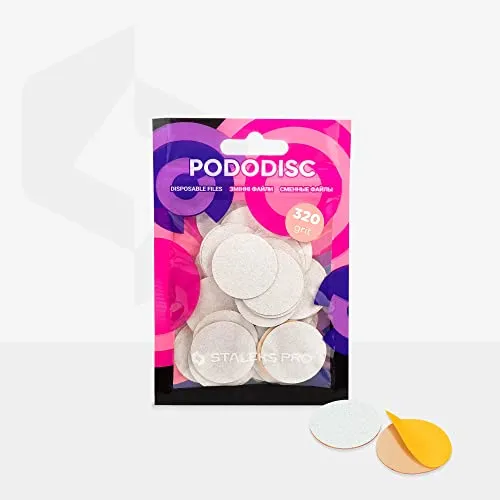 STALEKS PRO Pododisc Nachfüllpads, Körnung 320, groß, 50 Stück