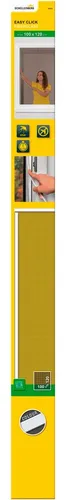 SCHELLENBERG Insektenschutz-Fensterrahmen Simply Click mit Fiberglasgewebe ohne bohren, (Set, 1-St), Fliegengitter zum Einklicken, 100 x 150 cm und 130 x 150 cm, weiß