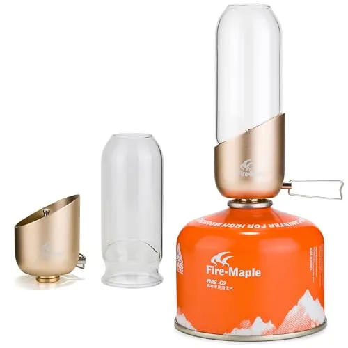 Fire Maple Gaslampe - Leichte Gaslaterne für Camping & Outdoor - Die Fire Maple Gaslampe wiegt nur 140g und ist ideal für Camping und Outdoor-Aktivitäten. Sie sorgt für zuverlässige Beleuchtung und ist einfach zu transportieren.