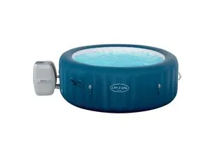 Bestway® Lay-Z-SPA® WLAN-Whirlpool Milan AirJet Plus™ - Aufblasbarer Pool für bis zu 6 Personen mit 140 AirJet-Düsen, Hochleistungsheizung bis 40°C und App-Steuerung für ultimativen Komfort.