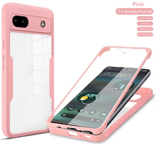 360° Hülle für Google Pixel 6A Rundum vollschutz mit Integriertem Displayschutz