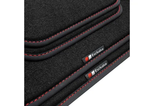 tuning-art Auto-Fußmatten BEF861 für Kia Picanto 2 (2011-2017) - Präzise passgenaues Fußmatten-Set mit hochwertigem Velours und stilvollen Steppnähten. Rutschfeste Rückenbeschichtung und langlebige Qualität für optimalen Schutz und Komfort im Fahrzeug.